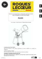 ROQUES LECOEUR RL605 Operating Instructions Manual