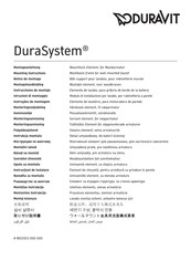 DURAVIT DuraSystem WD2003 000 000 Mounting Instructions