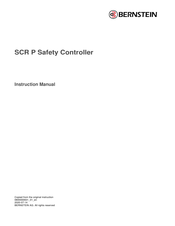 Banner SCR P Series Instruction Manual