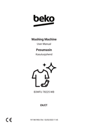 Beko B3WFU 78225 WB User Manual