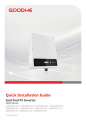 Goodwe GW4200T-DS Quick Installation Manual