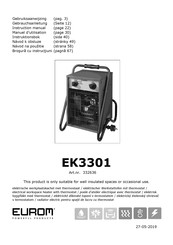 EUROM EK3301 Instruction Manual