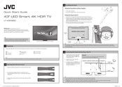 JVC LT-43K880 Quick Start Manual