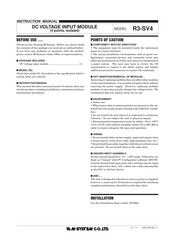 M-System R3-SV4 Instruction Manual