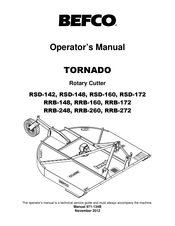 BEFCO TORNADO RSD-148 Operator's Manual