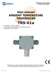Simex TRS-01a User Manual