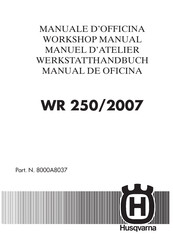 Husqvarna WR 250/2007 Workshop Manual
