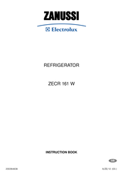 Zanussi ZECR 161 W Instruction Manual
