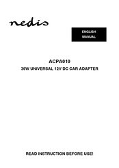 Nedis ACPA010 Manual