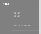 MSI MS-N011 Quick User Manual