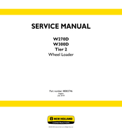 New Holland W300D Tier 2 Service Manual