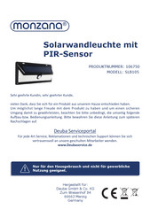 Monzana SLB105 Instructions Manual