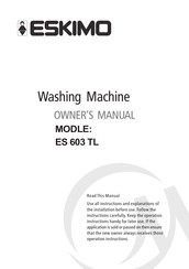 Eskimo ES 603 TL Owner's Manual