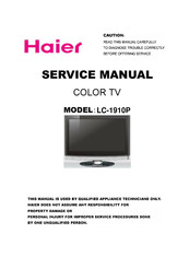 Haier LC-1910P Service Manual