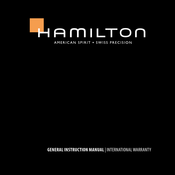 Hamilton H70575733 Instruction Manual