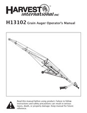 HARVEST H13102 Operator's Manual