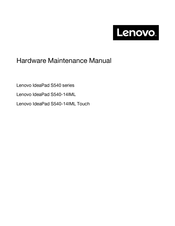 Lenovo IdeaPad S540-14IML Hardware Maintenance Manual