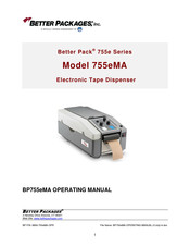 IPG Better Pack 755eMA Operating Manual