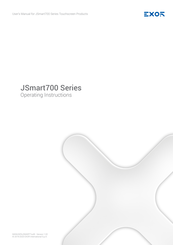 Exor JS715 U5P1 Operating Instructions Manual