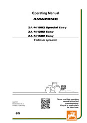 Amazone ZA-M 1202 Easy Operating Manual