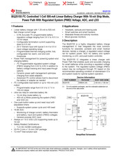 Texas Instruments BQ25155 Manual
