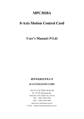 JS Automation MPC3028A User Manual