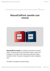 Ajax ManualCallPoint Jeweller User Manual