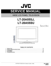 JVC InteriArt LT-20A55SJ Service Manual