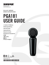 Shure PG ALTA PGA181 User Manual
