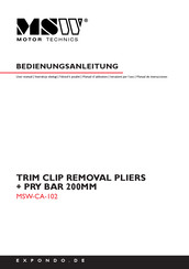 Msw Motor Technics MSW-CA-102 User Manual