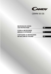 Candy CBWM 30 DS User Instructions