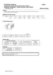 Murata GJM0225C1E6R9CB01 Series Reference Sheet