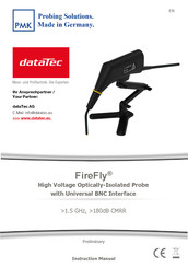 PMK dataTec FireFly FF-1500 Manual