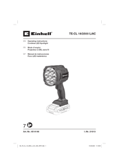 EINHELL TE-CL 18/2500 LiAC Operating Instructions Manual
