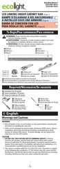 ecolight UC1010-WH1-18LF4-E Instructions Manual