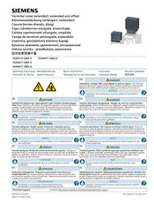 Siemens 3VA9271-0WF 0 Series Operating Instructions Manual