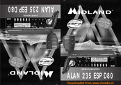 Midland ALAN 235 ESP D80 Instructions Manual