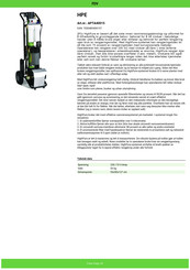 IPC Eagle HighPure HP 0 Instruction Manual