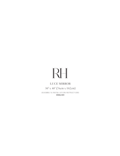 RH LUCE Assembly/Installation Instructions