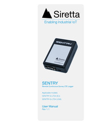 SIRETTA SENTRY-G-LTE4 User Manual