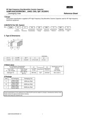 Murata GQM1555C2D3R0CB01D Reference Sheet