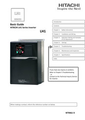 Hitachi LH1-075HFC Basic Manual