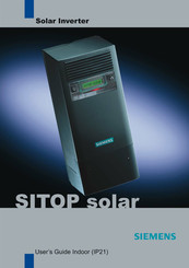 Siemens SITOP solar User Manual