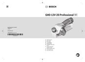 Bosch GHO 12V-20 Professional Original Instructions Manual