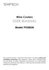 Temptech PFS58SSB User Manual