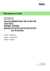 NEC N8100-2774F Maintenance Manual