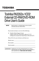 Toshiba PA3352 1CD2 Series User Manual