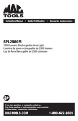 MAC TOOLS SPL2500M Instruction Manual