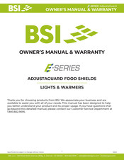 BSi EA101A Owner's Manual & Warranty