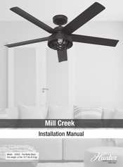 Hunter Mill Creek 50343 Installation Manual